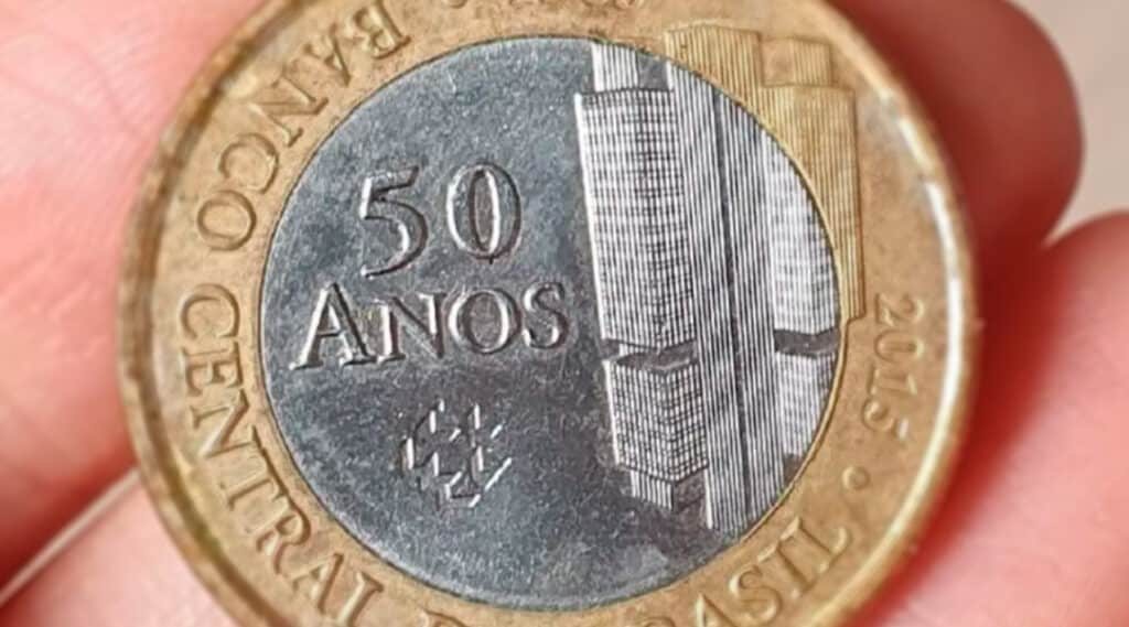 Moeda de 1 real PODE VALER R$ 10 mil e R$ 15 mi
